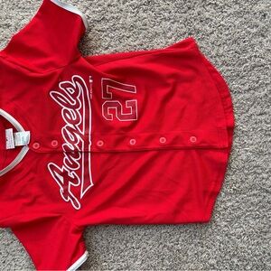 Genuine MLB Mike Trout Jersey size youth M